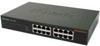 Switch 16 port 10/100Mbps Dlink (DES-1016D) Rackmount